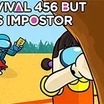 Personaje animate în costume spațiale colorate, unul albastru care ridică o carte și un altul roșu alergând pe un câmp, în timp ce o păpușă mare se uită după un copac