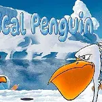 Un pinguin și o pasăre cu cioc portocaliu se confruntă pe un fundal de peisaj înghețat, cu textul Tactical Penguin deasupra
