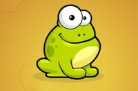 Ribbit! Este un  chiar sub  pentru jocul Tap the Frog