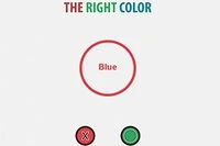 The Right Color este un joc inspirat de efectul Stroop