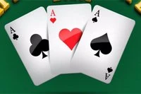 Bucură-te de această versiune stilizată a jocului de noroc 3-card Monte!