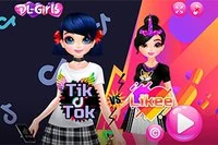 Bun venit la TikTok Girls vs Likee Girls