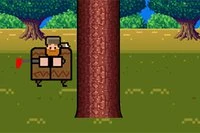 Timberman este un joc arcade casual în stil retro