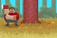 Bucură-te de noua versiune a jocului Timber Man care îți va pune nervii la
