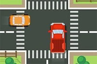 Ai o intersecție, trebuie să oprești o mașină sau o motocicletă