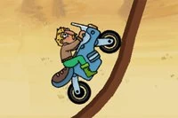Acest curajos motociclist se întrece pe unele dintre cele mai dure piste din