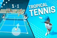 Tropical Tennis este un joc sportiv casual, captivant și distractiv.