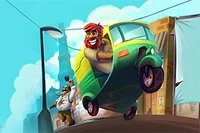 Mergi cu ricșa clasică pe străzile aglomerate din India