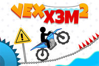 Pregătește-te pentru mai multe nebunii pe motocicletă în Vex X3M 2!