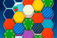Xmas Hexa Sort aduce puzzle-ului clasic hexagon o atmosferă caldă de Crăciun