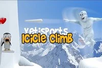 Joacă cu Yeti și aruncă țurțuri deasupra pinguinului pentru a sări