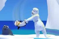 Catapultează pinguinul în aer